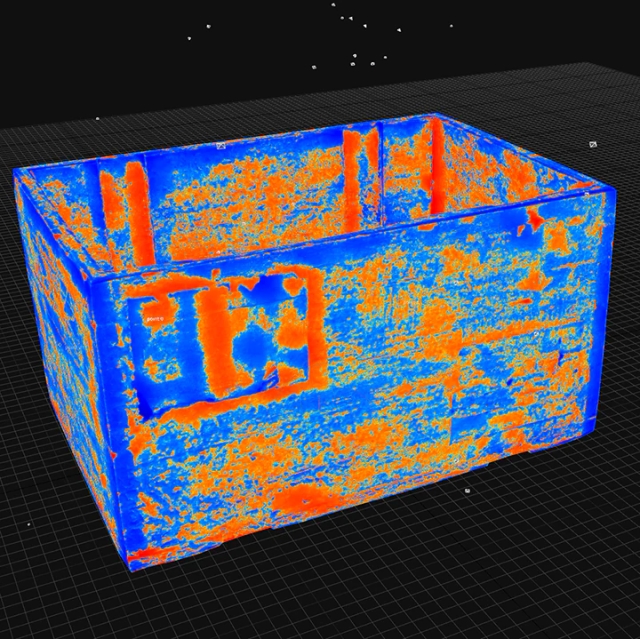 Reprojected displacement